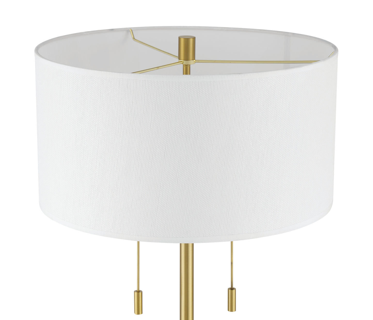 87003SB-T - Neely 2 Light 30" High Table Lamp - Satin Brass