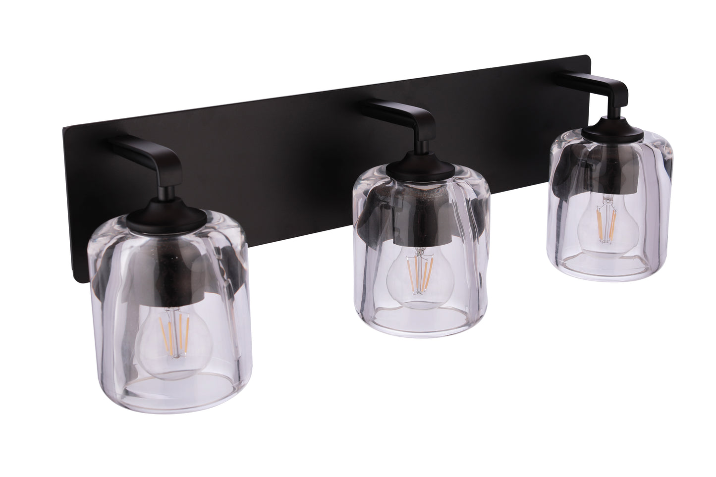 20624FB3 - Andie 3 Light 24" Wide Vanity Light - Flat Black