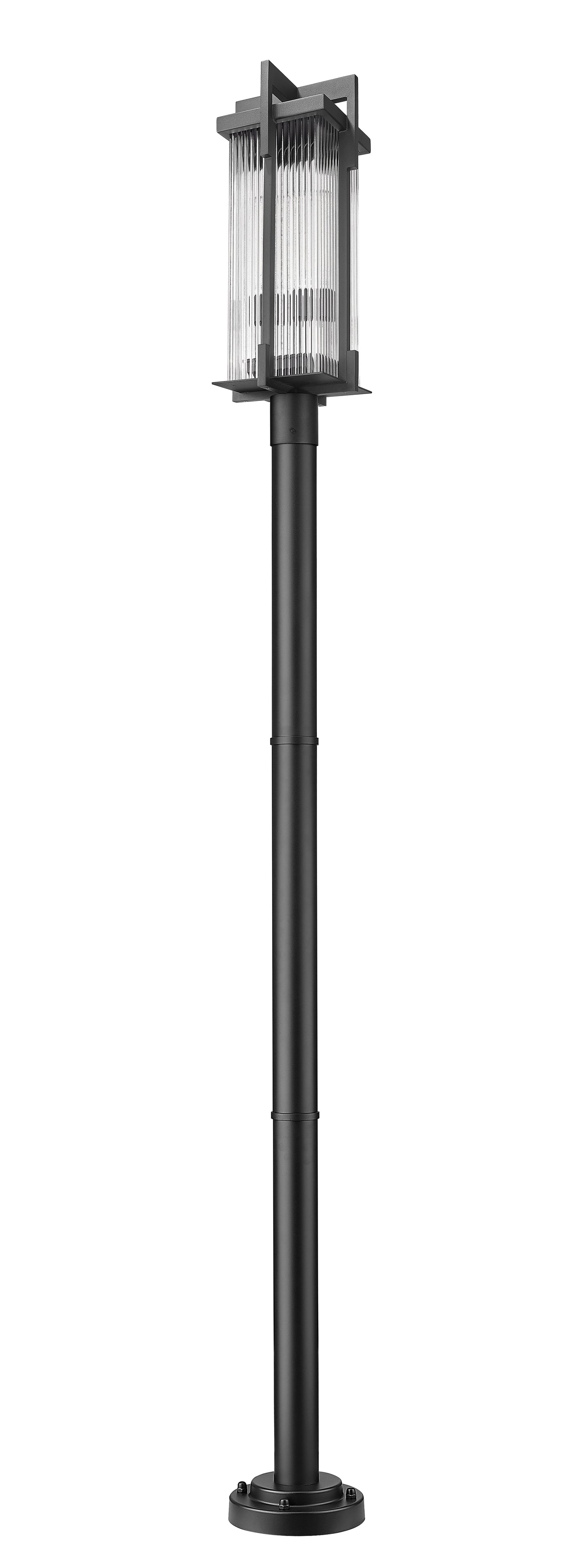 5031PHBR-5012P-BK - Fortis 2 Light 99" Post Light - Sand Black