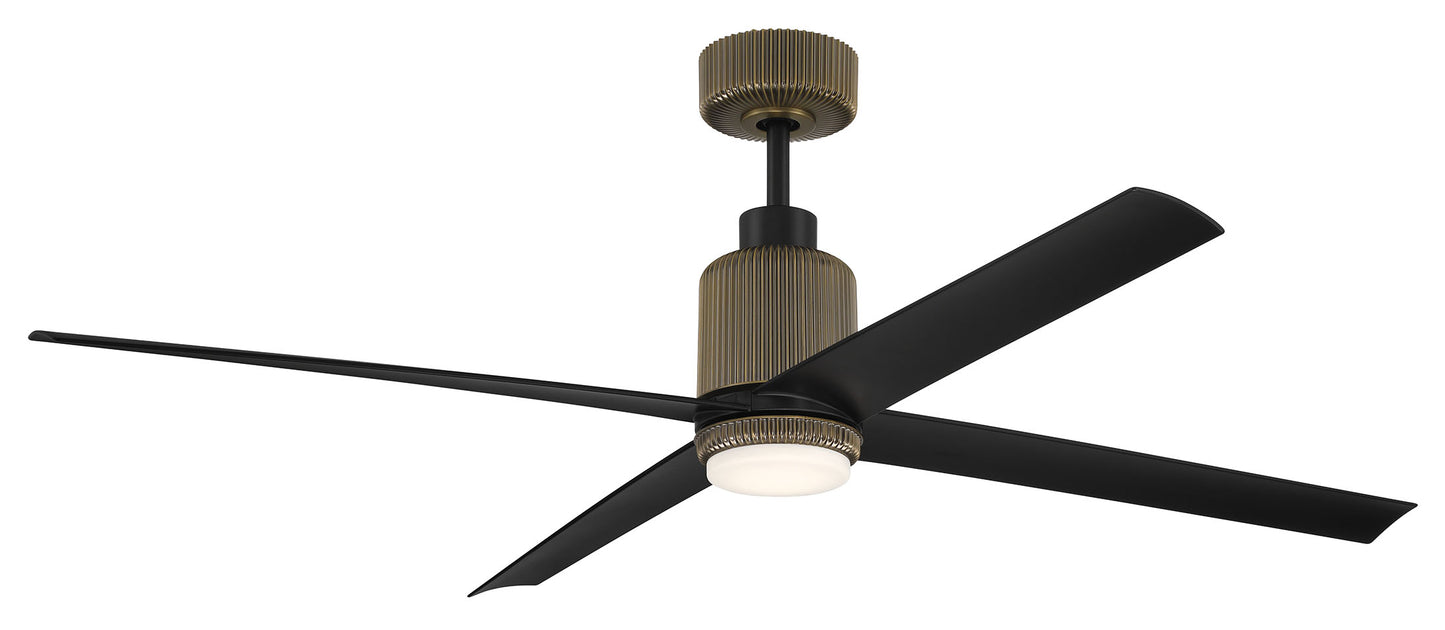 PRS52MBZ4 - Presley 52" 4 Blade Ceiling Fan with Light Kit - Modern Bronze
