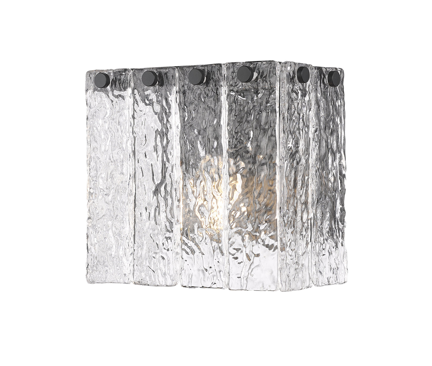 1943-1S-MB - Glacier 1 Light Wall 7" Sconce - Matte Black
