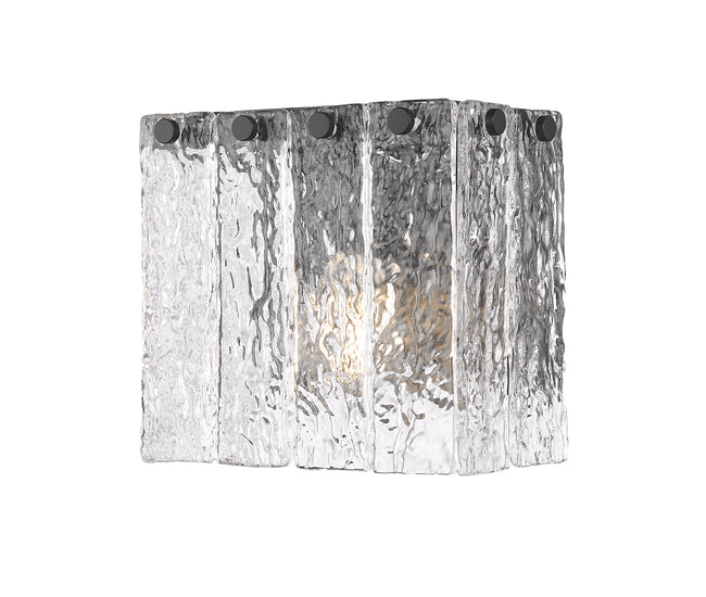 1943-1S-MB - Glacier 1 Light Wall 7" Sconce - Matte Black