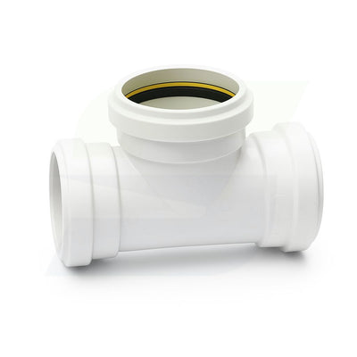 gasketed tee sewer fitting side