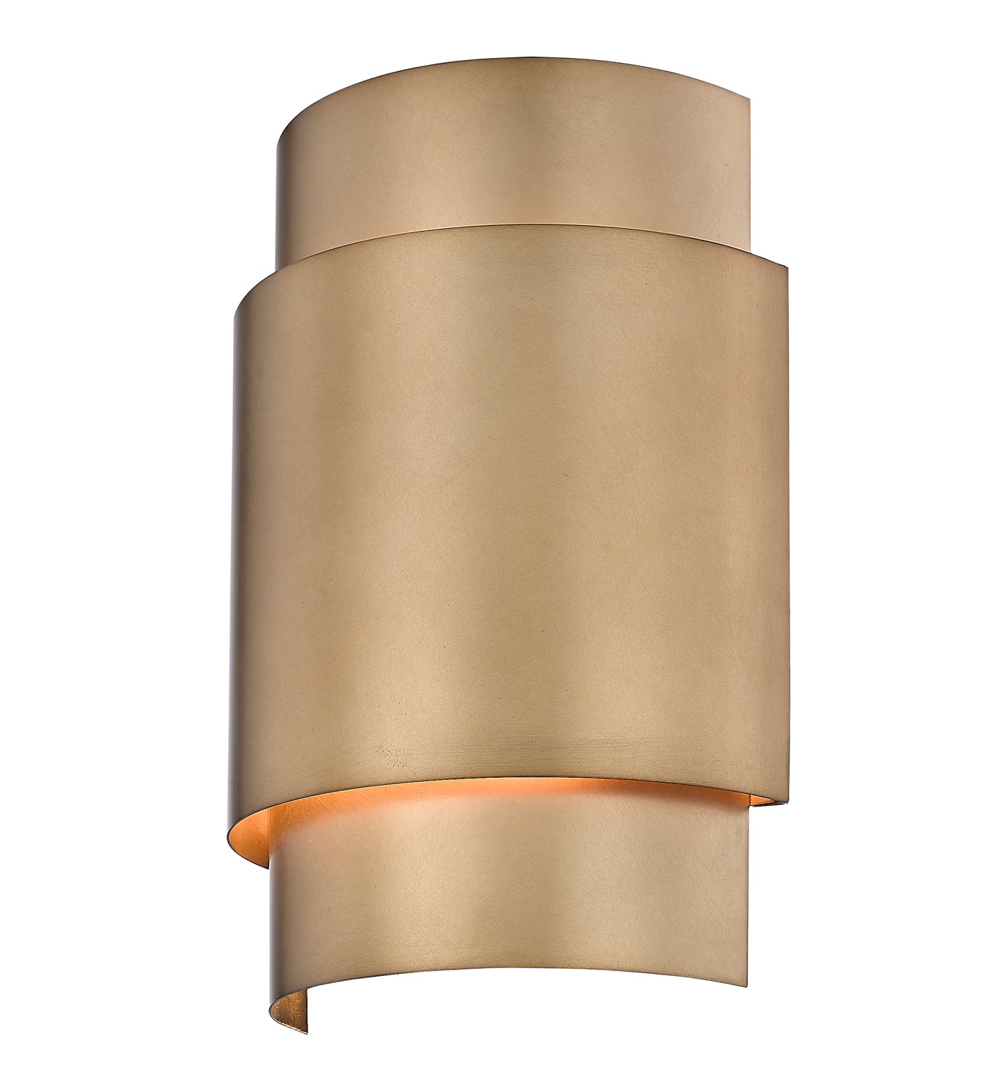 739S-RB - Harlech 2 Light Wall 13" Sconce - Rubbed Brass