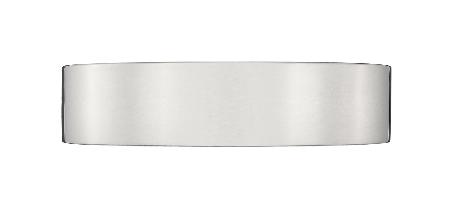 1014F12-BN-LED - Kawan 1 Light Flush 12" Mount - Brushed Nickel