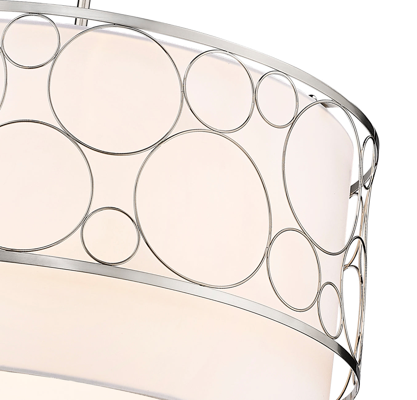 197-24BN - Kendall 4 Light 24" Chandelier - Brushed Nickel
