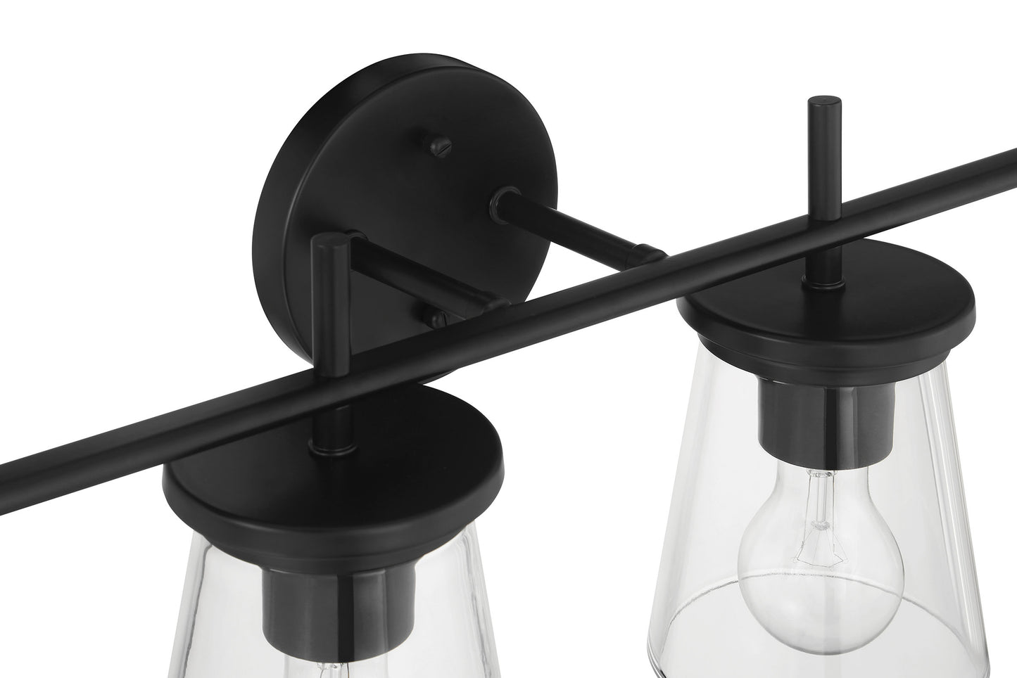 60404-FB - Connell 4 Light 30" Wide Vanity Light - Flat Black