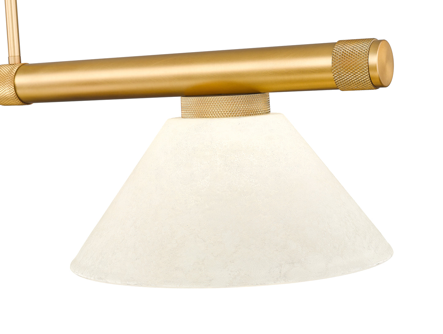 3050-3RB-AGM14 - Vanguard 3 Light 58" Billiard - Rubbed Brass