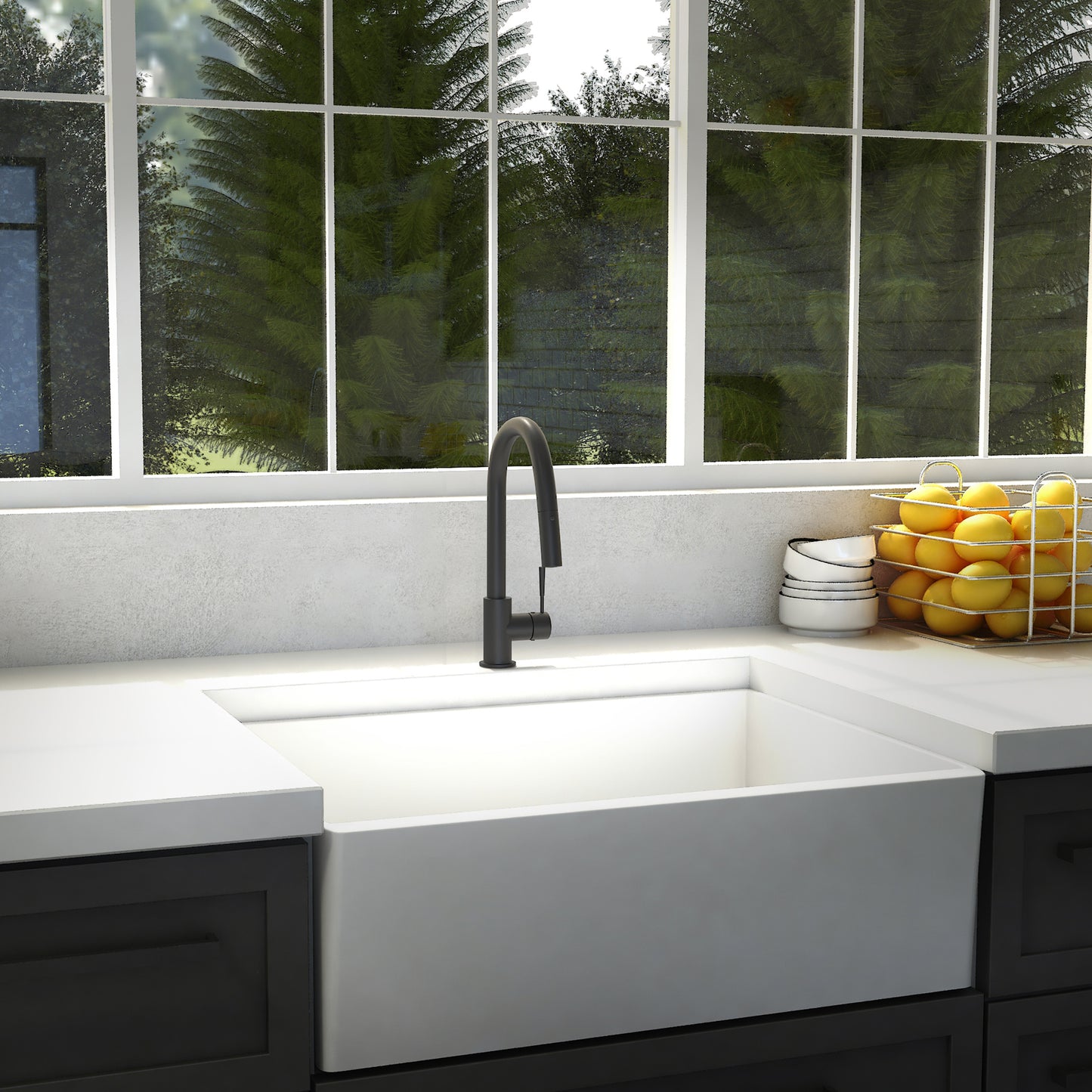 ATH-KF-MB - Arthur Kitchen Faucet in Matte Black