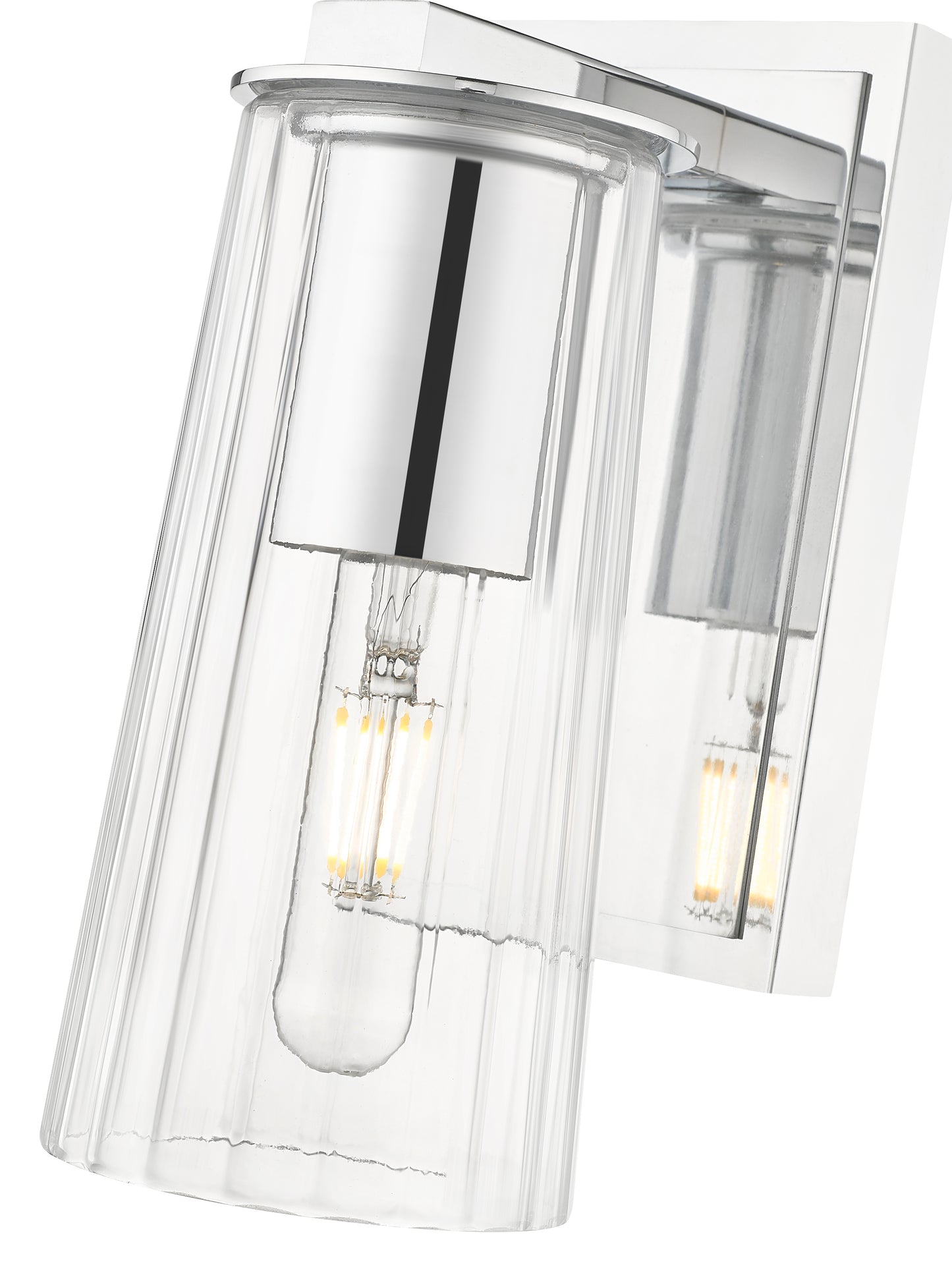 826-1S-CH - Titus 1 Light Wall 10" Sconce - Chrome