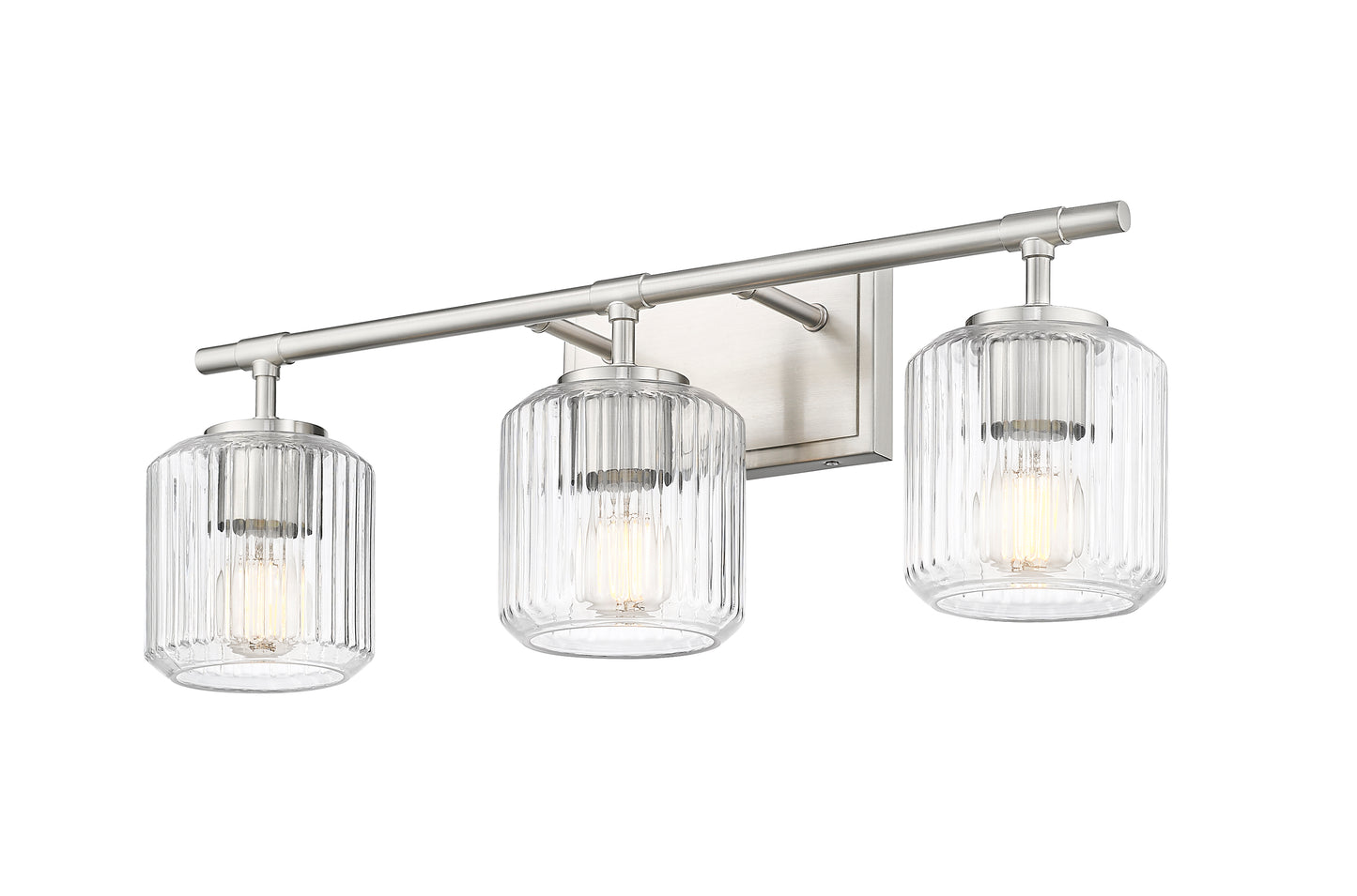 7515-3V-BN - Landon 3 Light 24" Vanity - Brushed Nickel