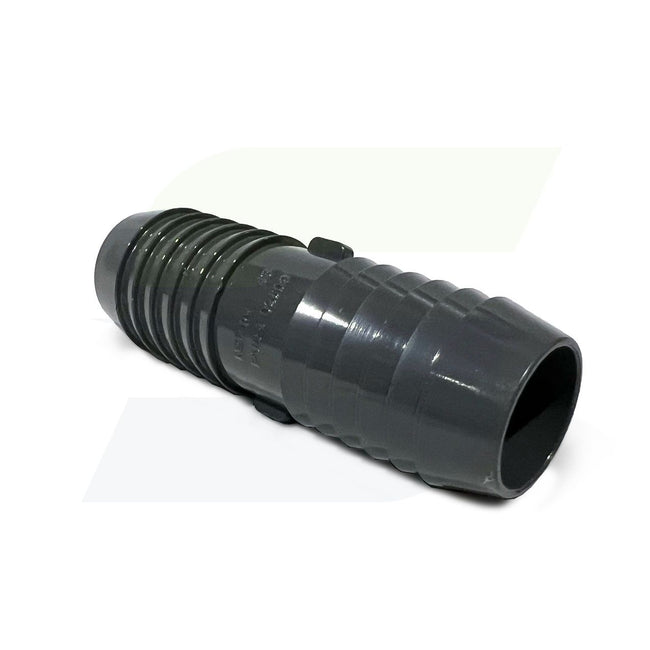 1429-007 - 3/4" Barbed PVC Schedule 40 Coupling, Insert x Insert