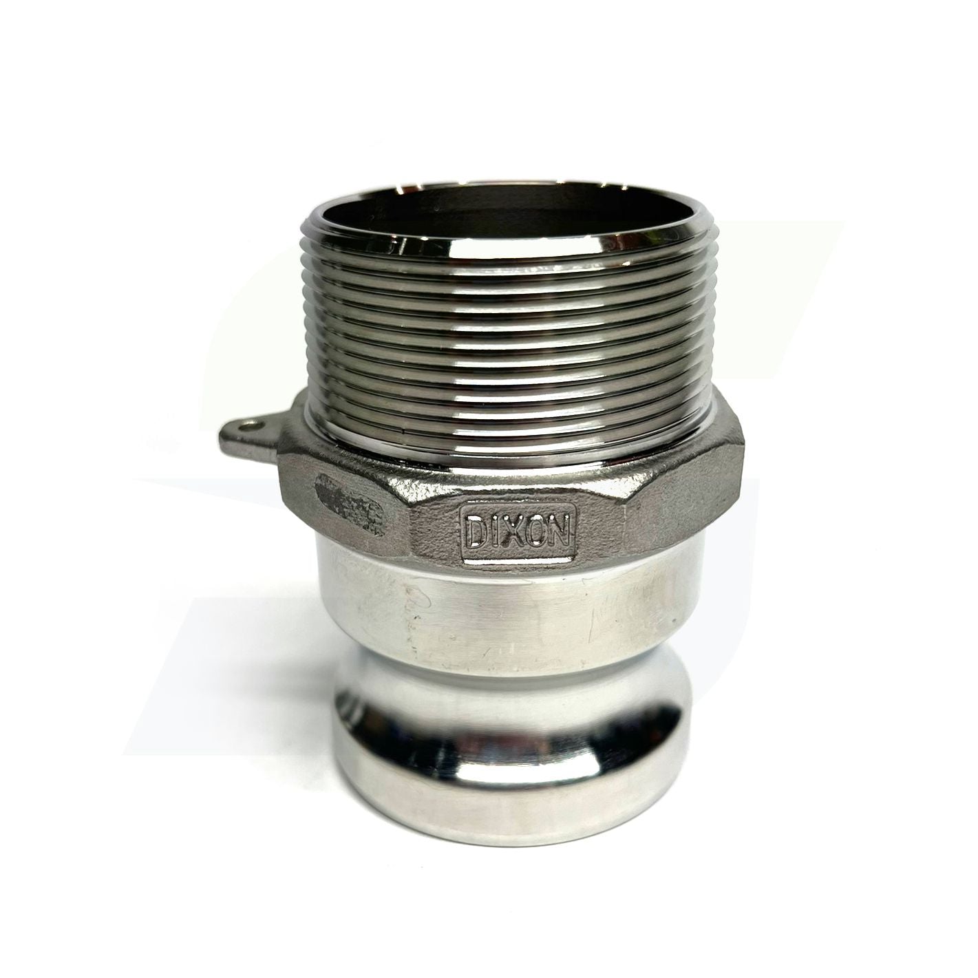 G200-F-SS - 2" Stainless Steel Cam & Groove Global Type F Adapter x Male NPT