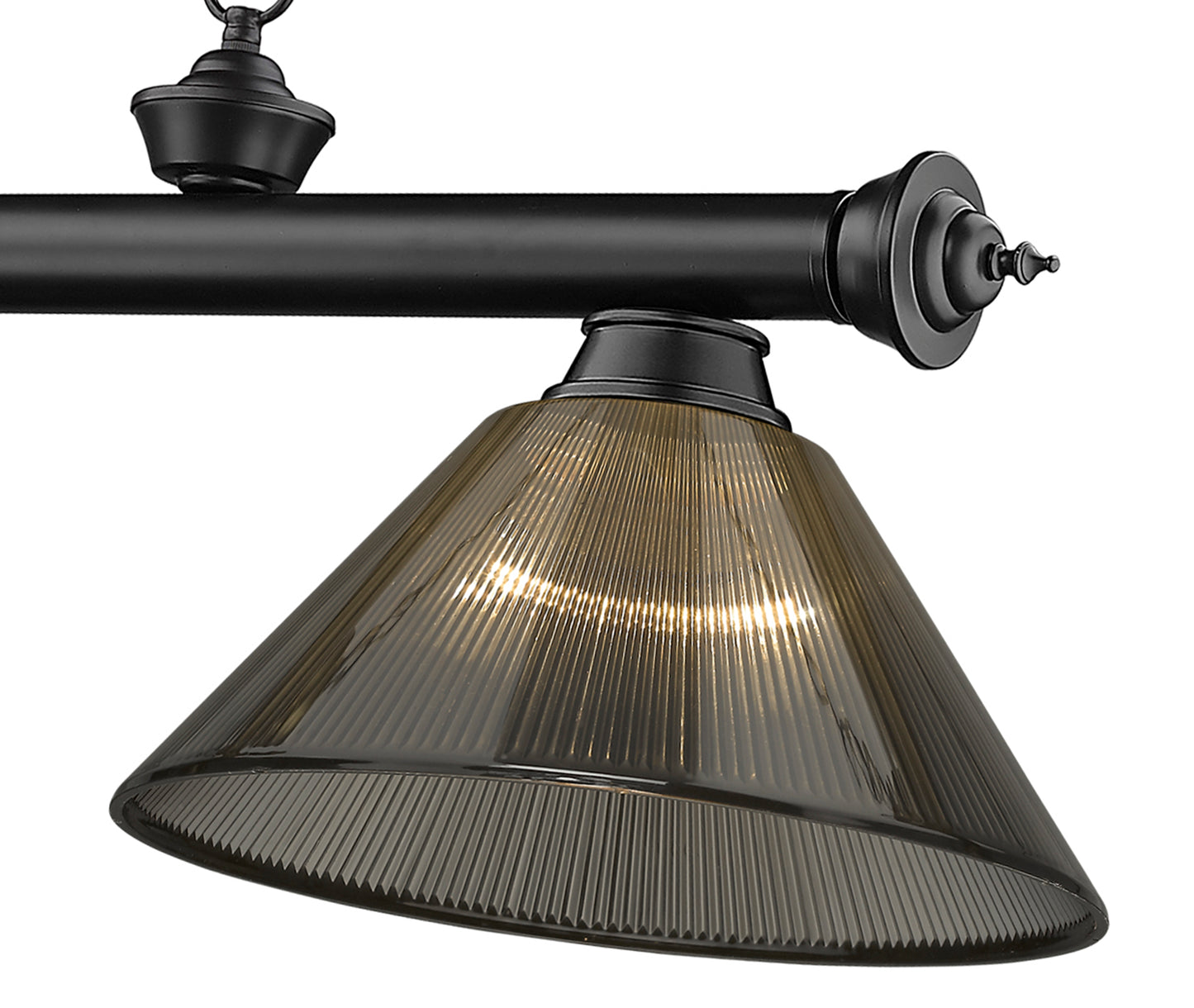 2306-3MB-ARS - Cordon 3 Light 57" Billiard - Matte Black