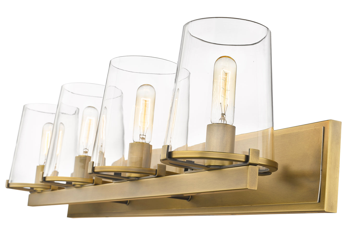 3032-4V-RB - Callista 4 Light 38" Vanity - Rubbed Brass