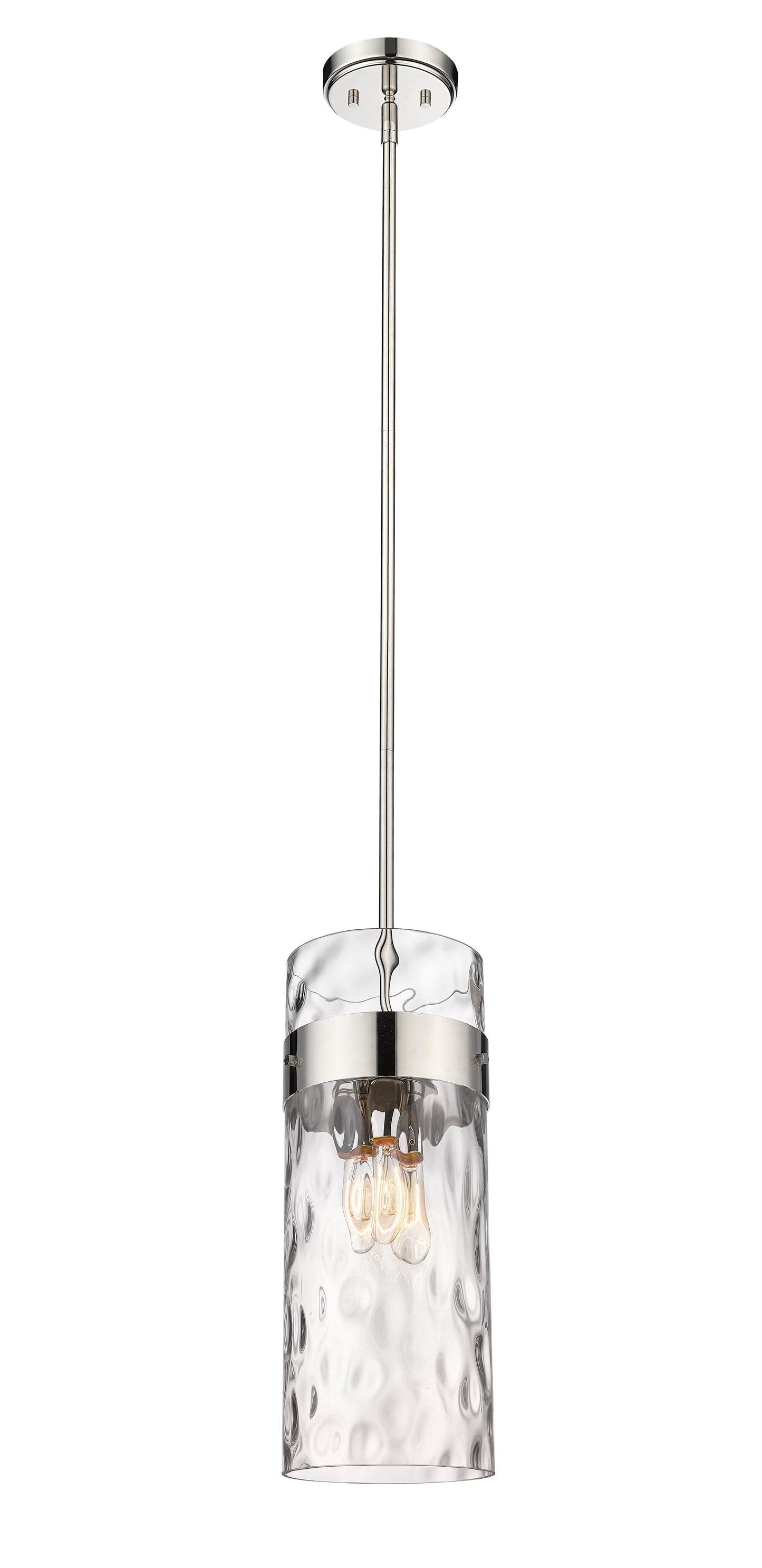 3035P9-PN - Fontaine 3 Light 9" Pendant - Polished Nickel