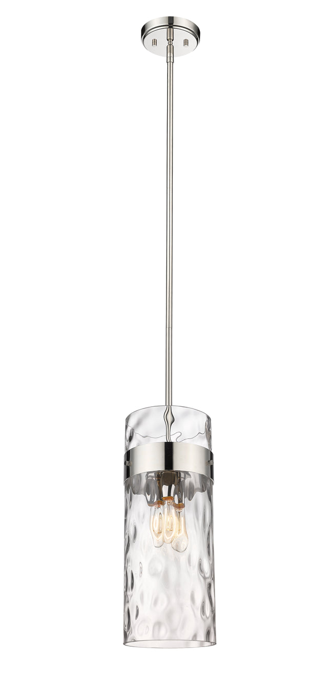 3035P9-PN - Fontaine 3 Light 9" Pendant - Polished Nickel