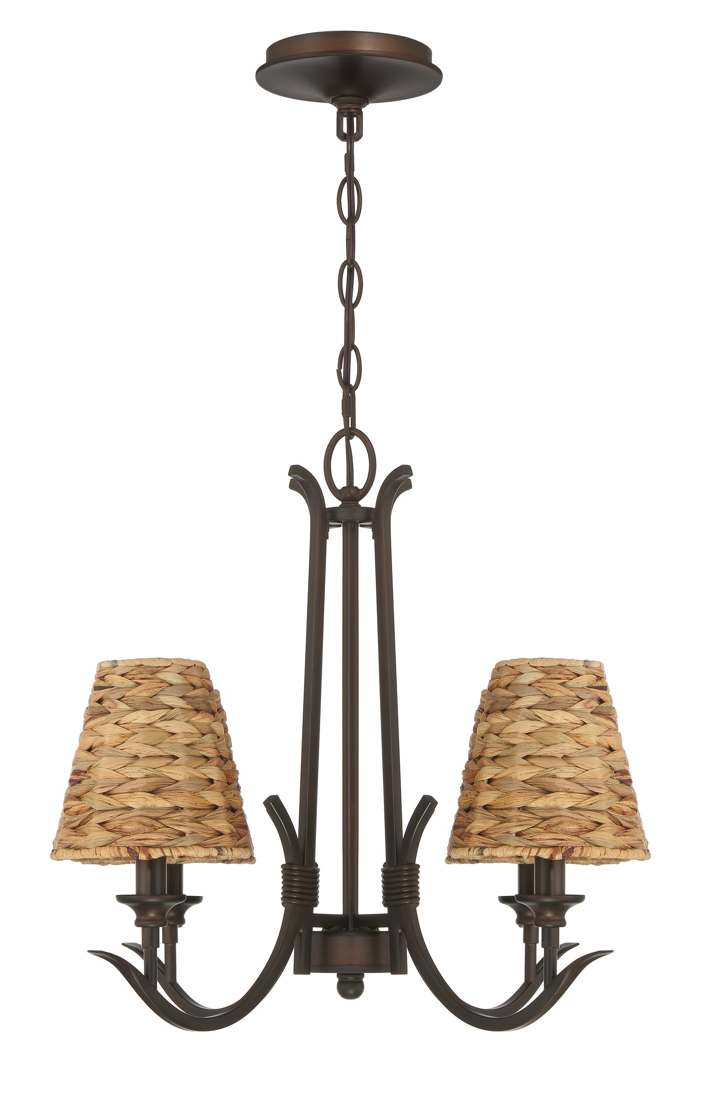 58324-ABZ - Kokomo 4 Light 21" Wide Chandelier - Aged Bronze Brushed