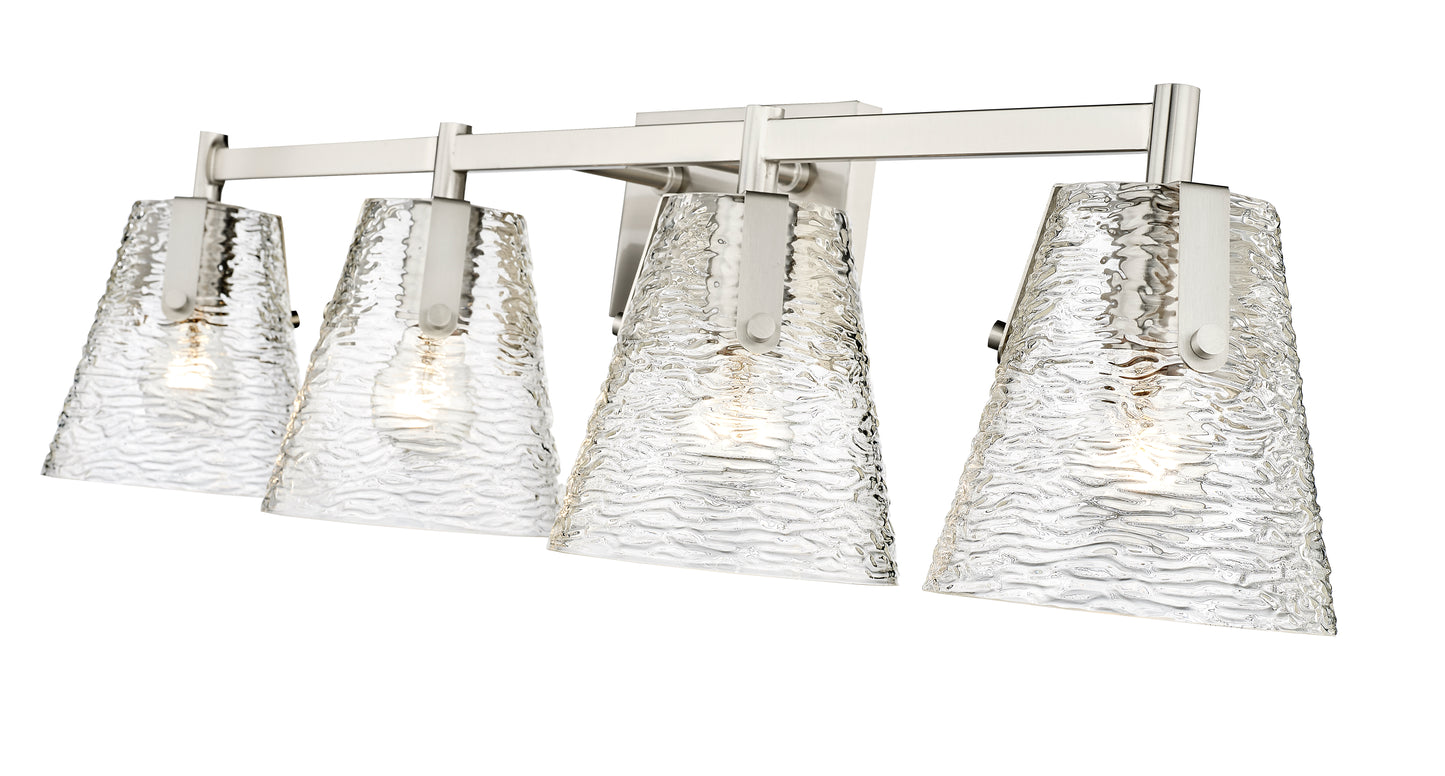1101-4V-BN - Analia 4 Light 36" Vanity - Brushed Nickel