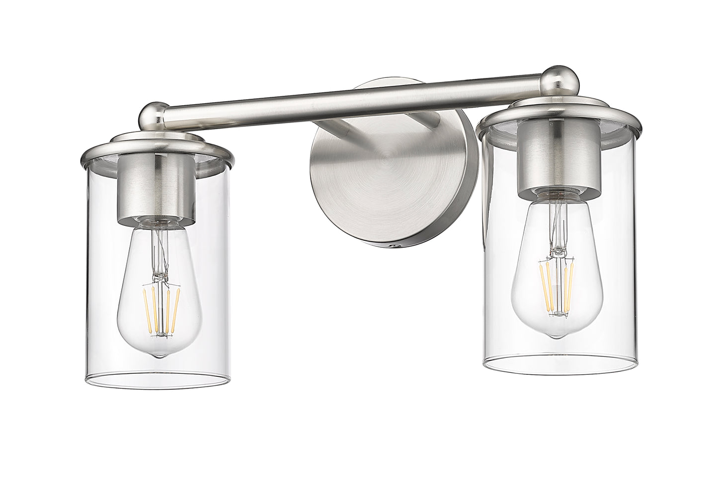 742-2V-BN - Thayer 2 Light 16" Vanity - Brushed Nickel
