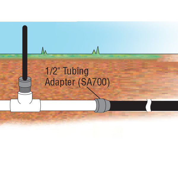 NDS SA 700 - 3/4" x 1/2" PVC Dripline Socket Adapter