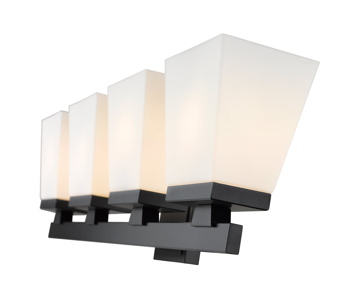 1937-4V-MB - Astor 4 Light 29" Vanity - Matte Black