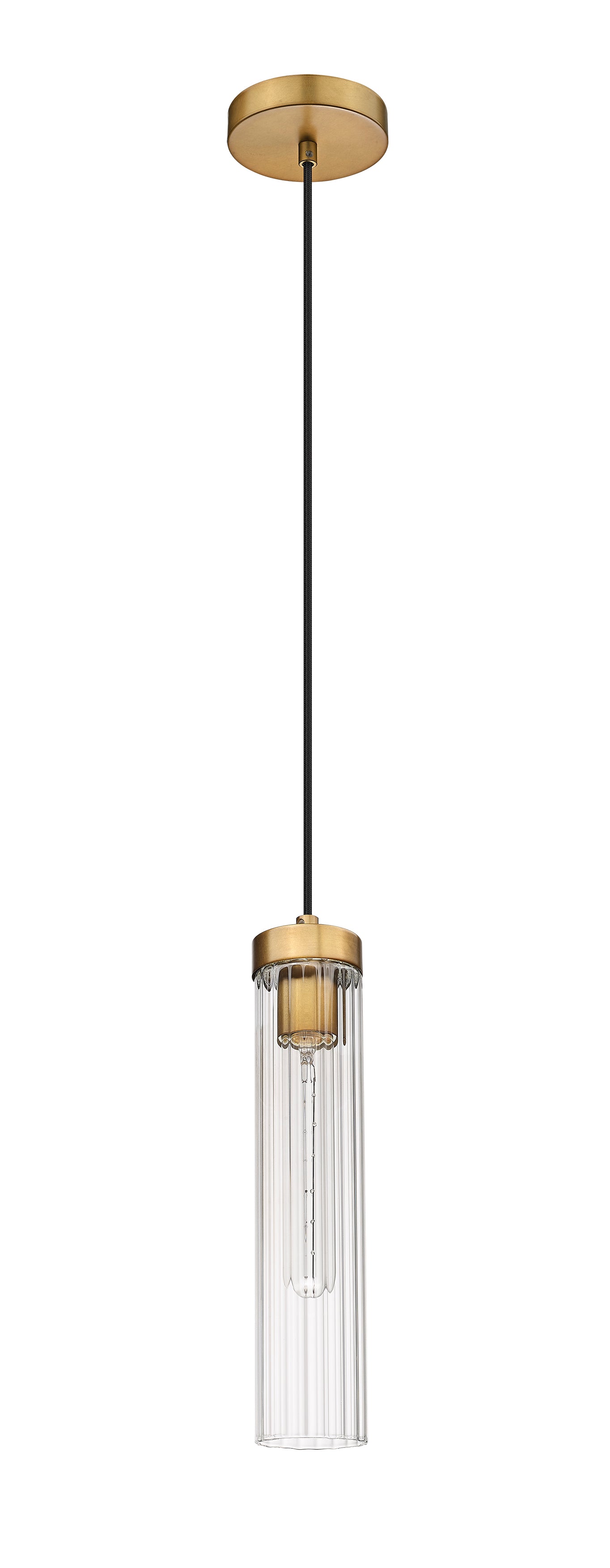 740P-RB - Beau 1 Light 5" Pendant - Rubbed Brass