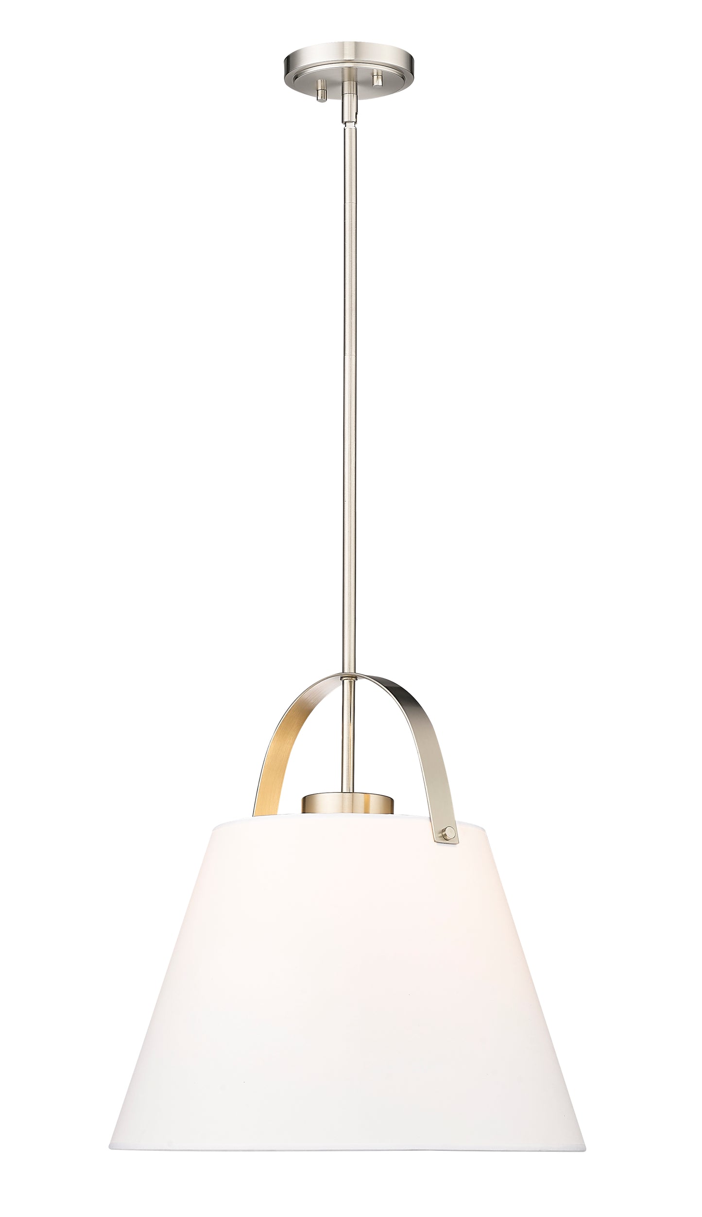 743P18-BN - Z-Studio 1 Light 18" Pendant - Brushed Nickel