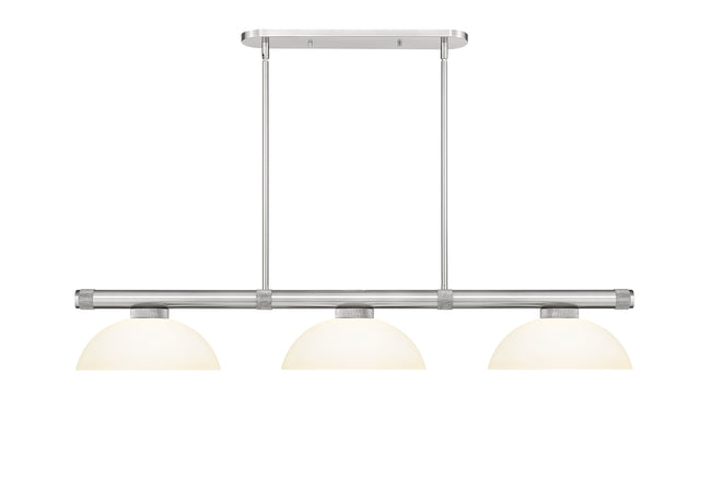 3050-3BN-DMO14 - Vanguard 3 Light 58" Billiard - Brushed Nickel