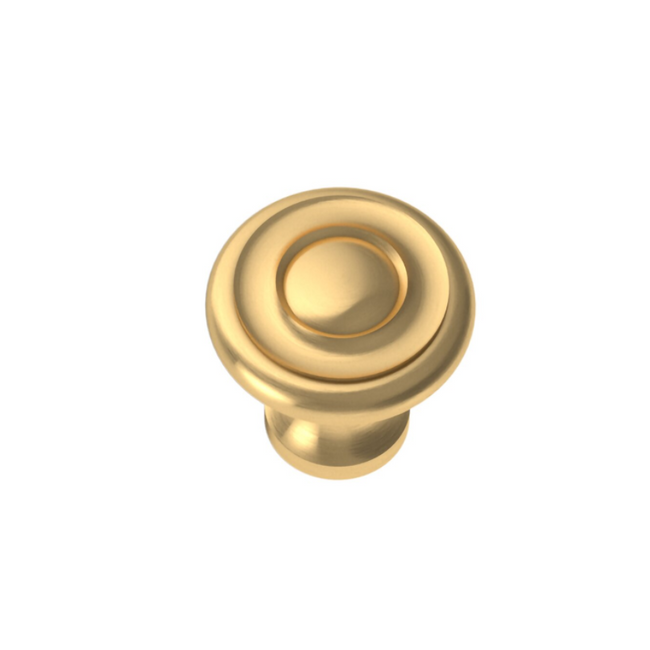 4490044 - 1" Centers - Dominion Knob - Satin Brass