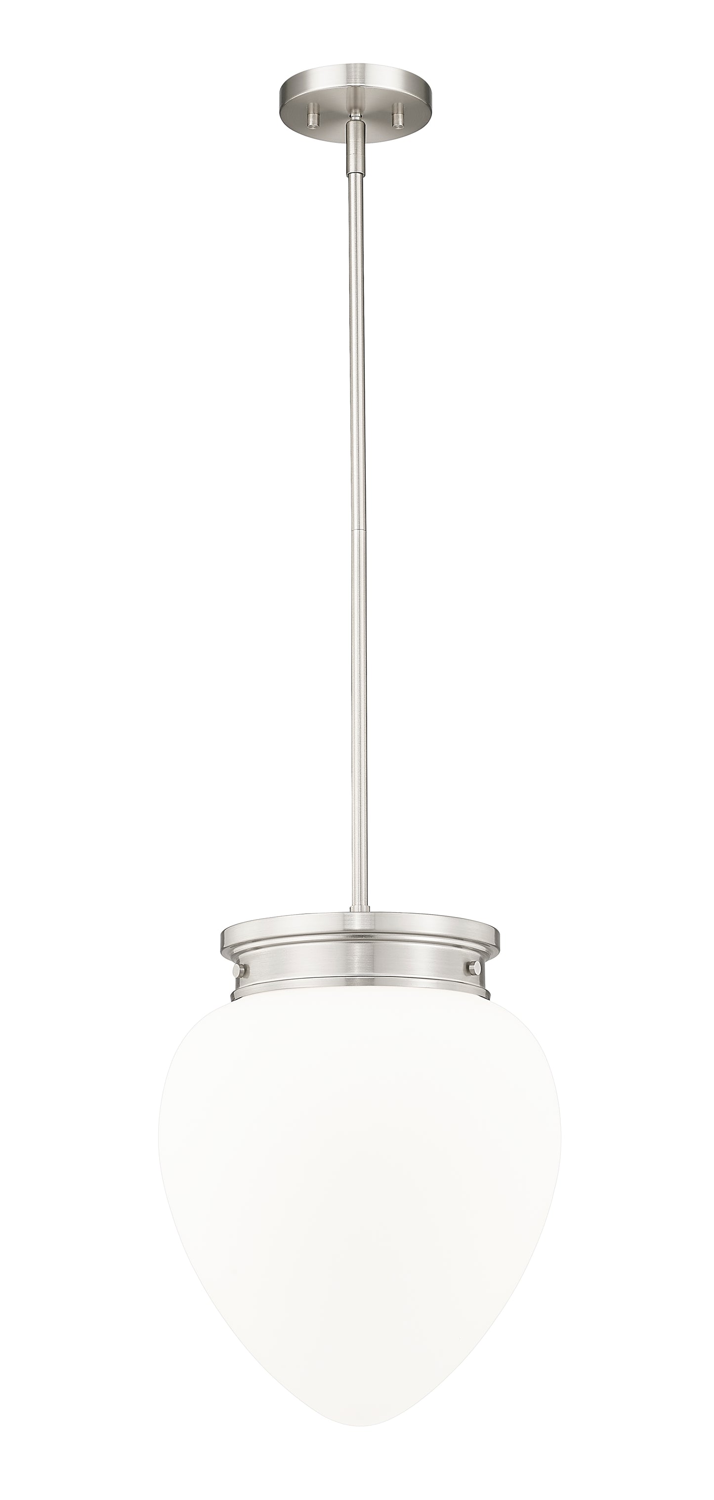 1945P12-BN - Gideon 1 Light 12" Pendant - Brushed Nickel