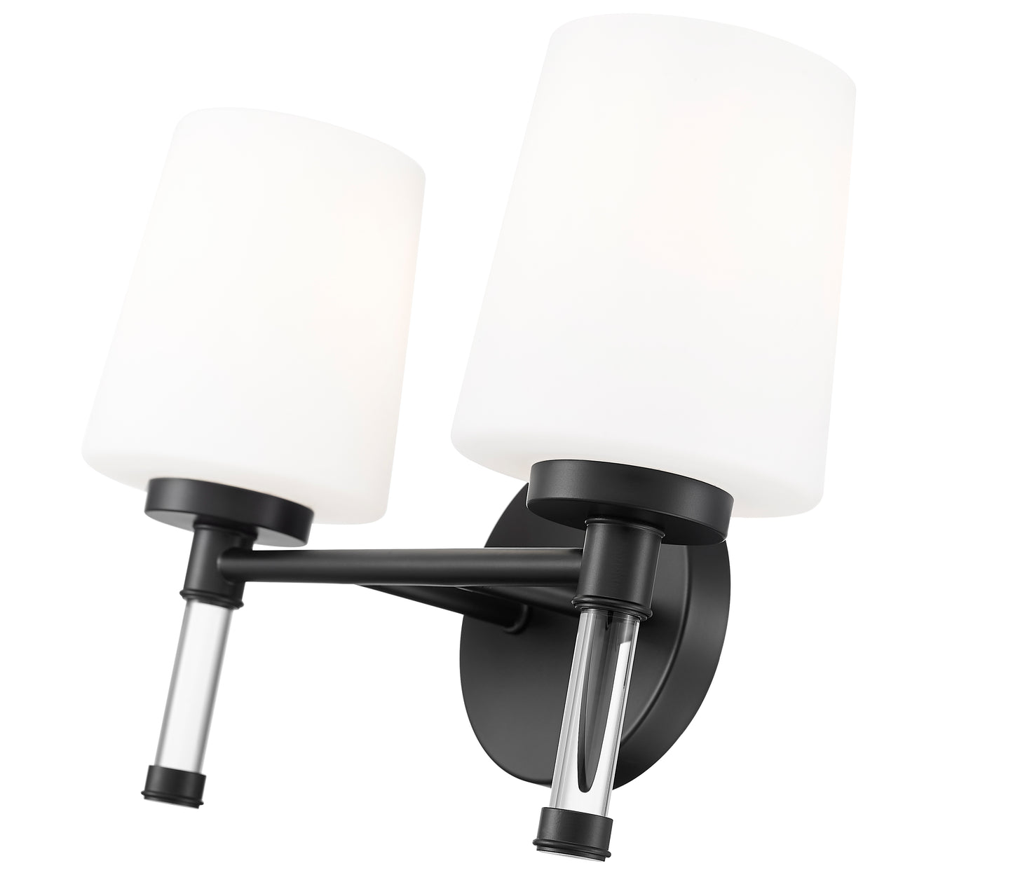 7700-2V-MB - Henri 2 Light 14" Vanity - Matte Black