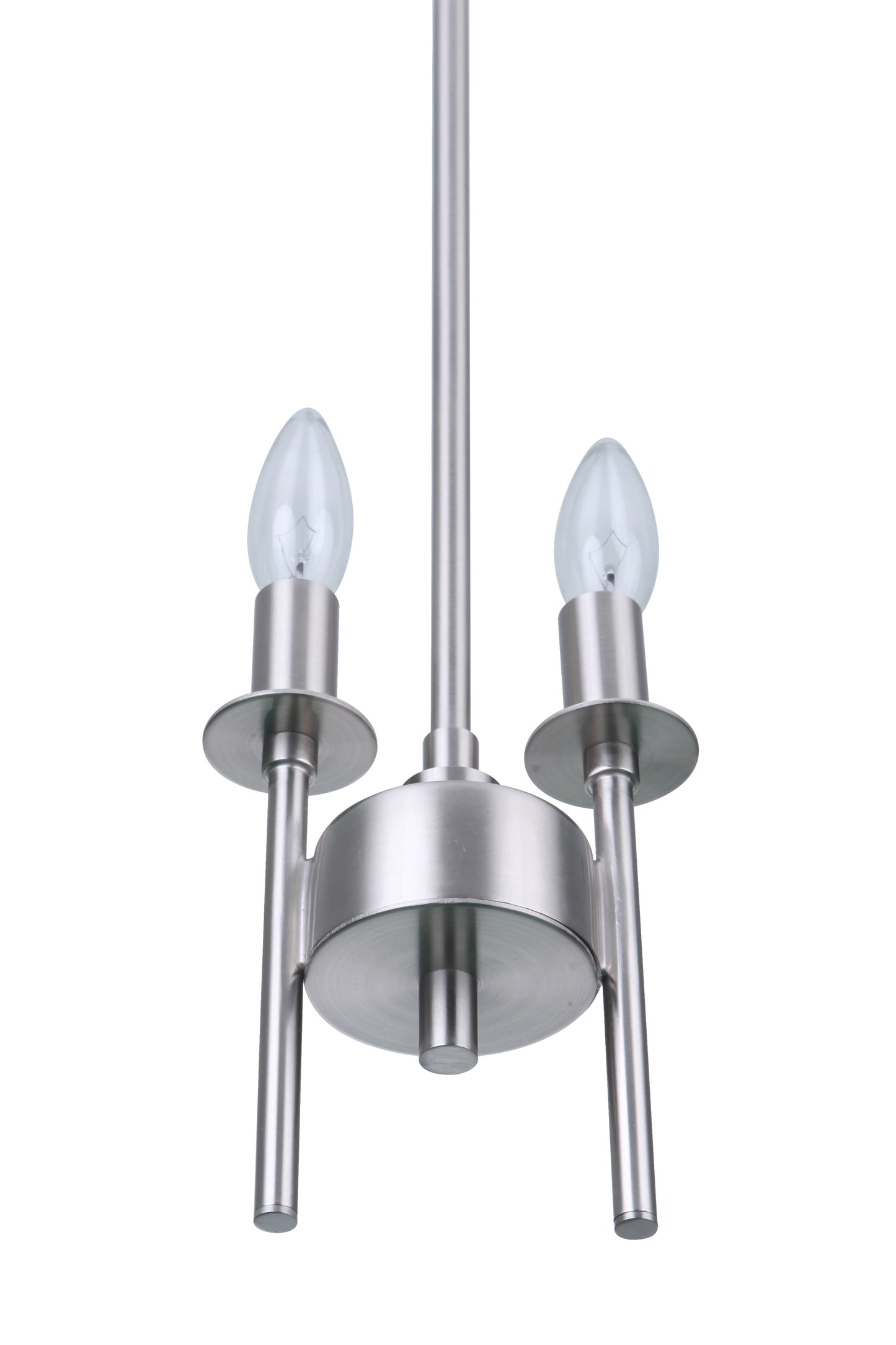 54392-BNK - Larrson 2 Light 5.62" Wide Mini Pendant - Brushed Nickel