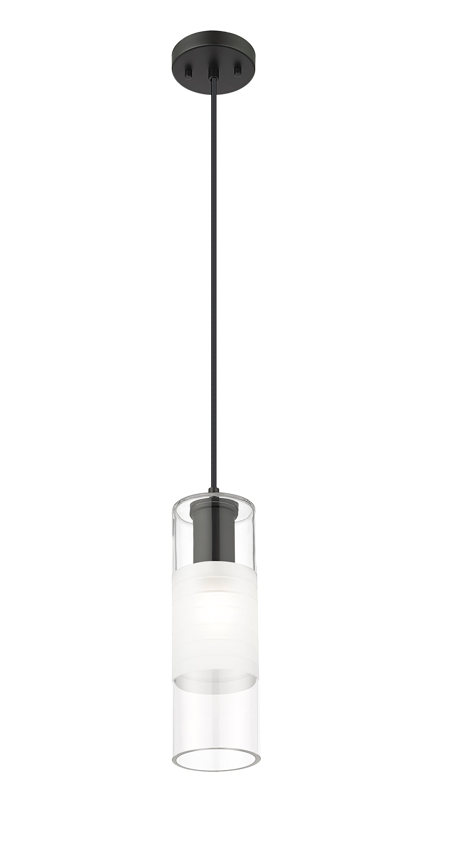 824P-MB - Alton 1 Light 5" Pendant - Matte Black