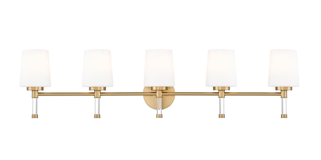7700-5V-MGLD - Henri 5 Light 42" Vanity - Modern Gold
