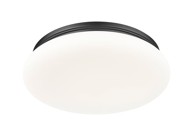 1025F20-MB-LED - Soleil 1 Light Flush 20" Mount - Matte Black
