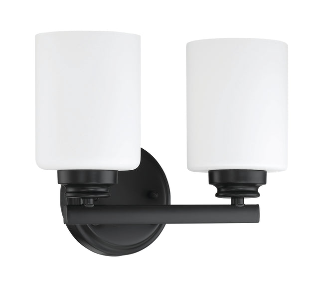 50502-FB-WG - Bolden 2 Light 11" Wide Vanity Light - Flat Black