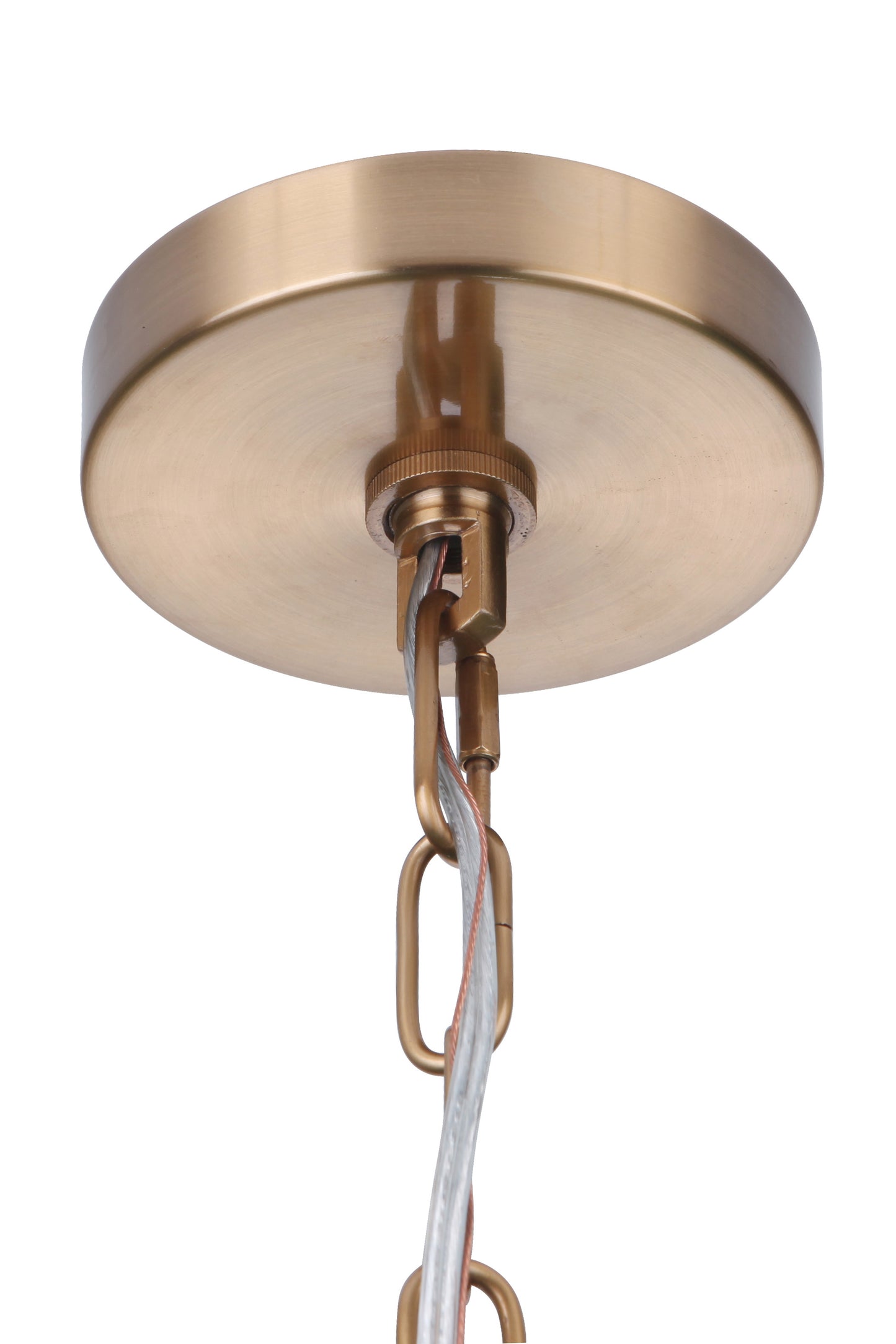 54326-SB - Larrson 6 Light 18" Wide Chandelier - Satin Brass