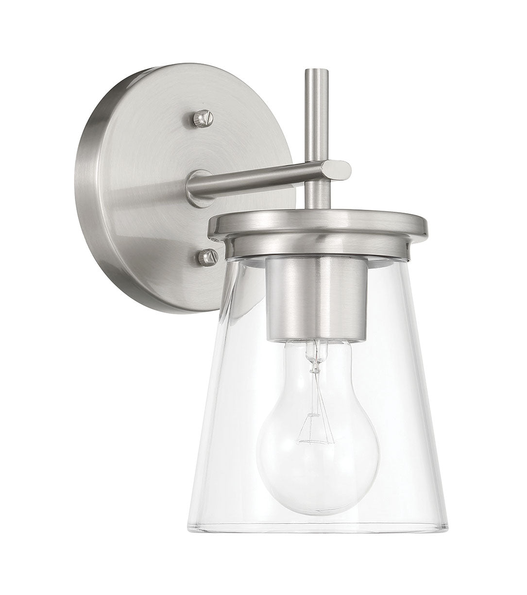 60401-BNK - Connell 1 Light 9.38" High Wall Sconce - Brushed Nickel