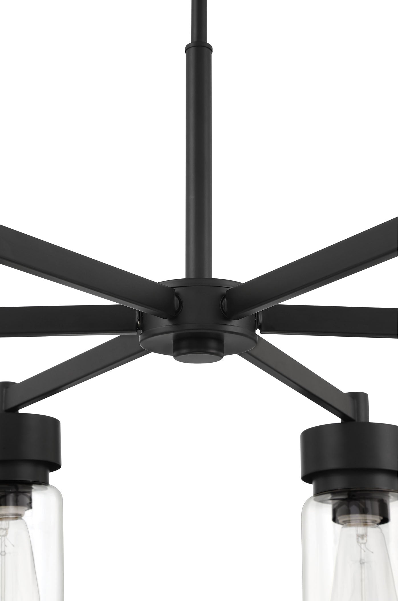 57126-MN - Bennet 6 Light 28" Wide Chandelier - Midnight
