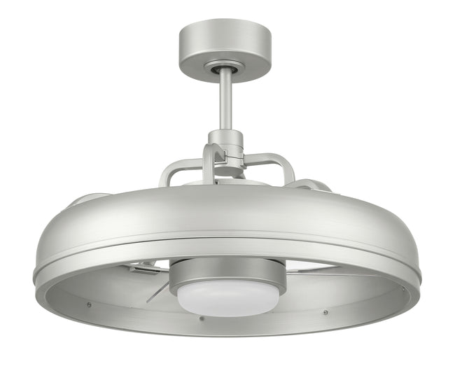 TYL24PN3 - Taylor Indoor/Outdoor 20" 3 Blade Indoor Outdoor Ceiling Fan with Light Kit - Painted Nickel