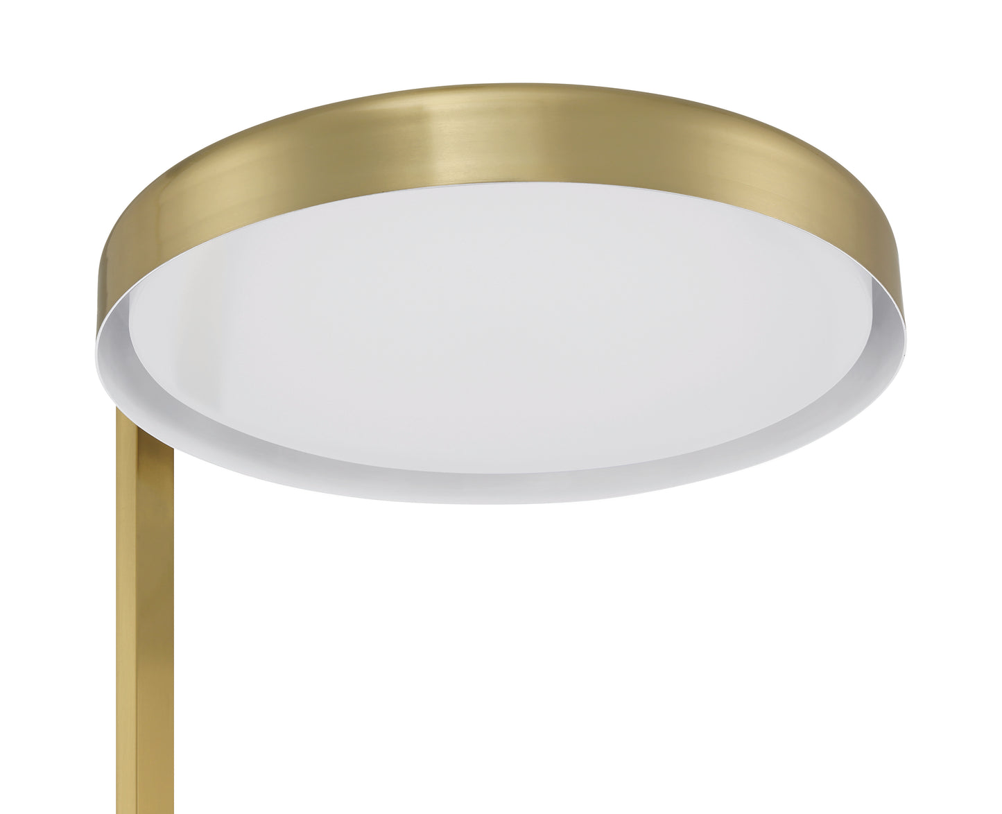 87025SB-F - Keeva 1 Light 57" High Floor Lamp - Satin Brass