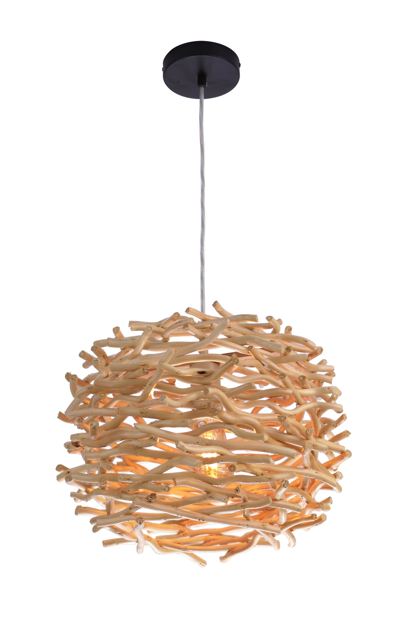 P2001-NT - 1 Light 16" Wide Pendant - Natural