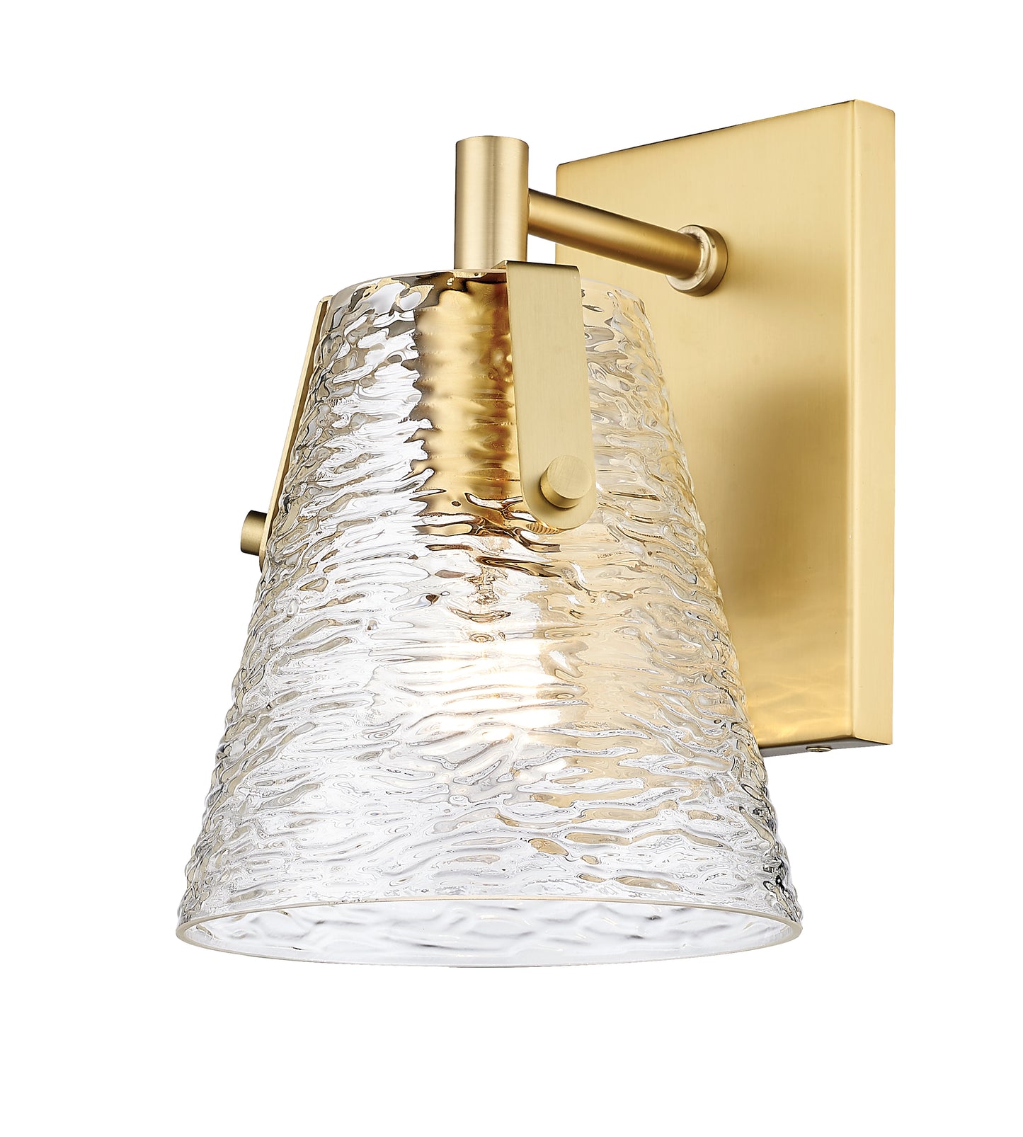 1101-1S-MGLD - Analia 1 Light Wall 9" Sconce - Modern Gold