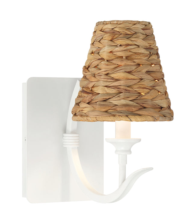 58361-MWW - Kokomo 1 Light 10.13" High Wall Sconce - Matte White