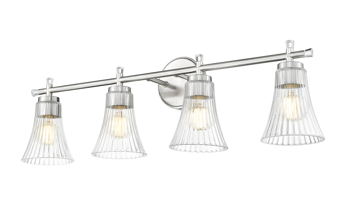 7519-4V-BN - Belle 4 Light 32" Vanity - Brushed Nickel