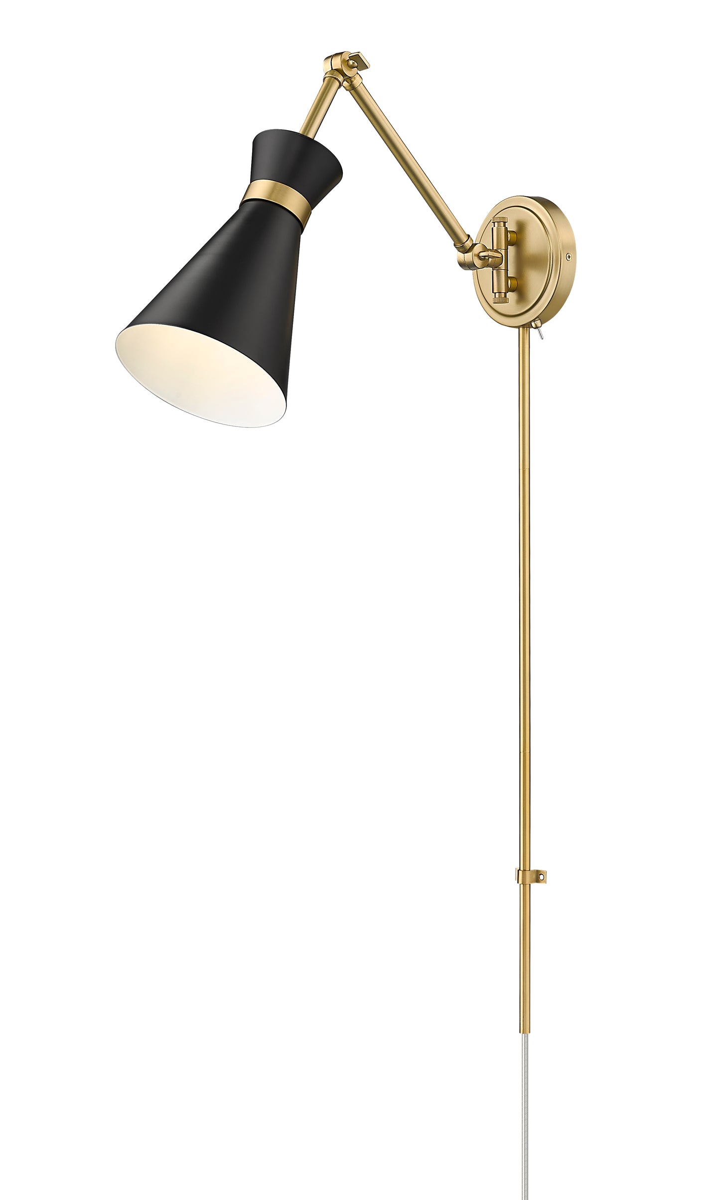 351S-MB-MGLD - Soriano 1 Light Wall 6" Sconce - Matte Black