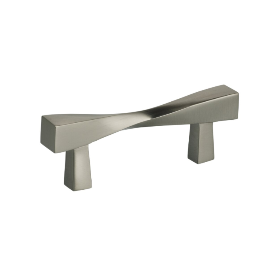 9009/70.15 - 2 3/4" Centers - Twisted Handle - Satin Nickel Lacquered