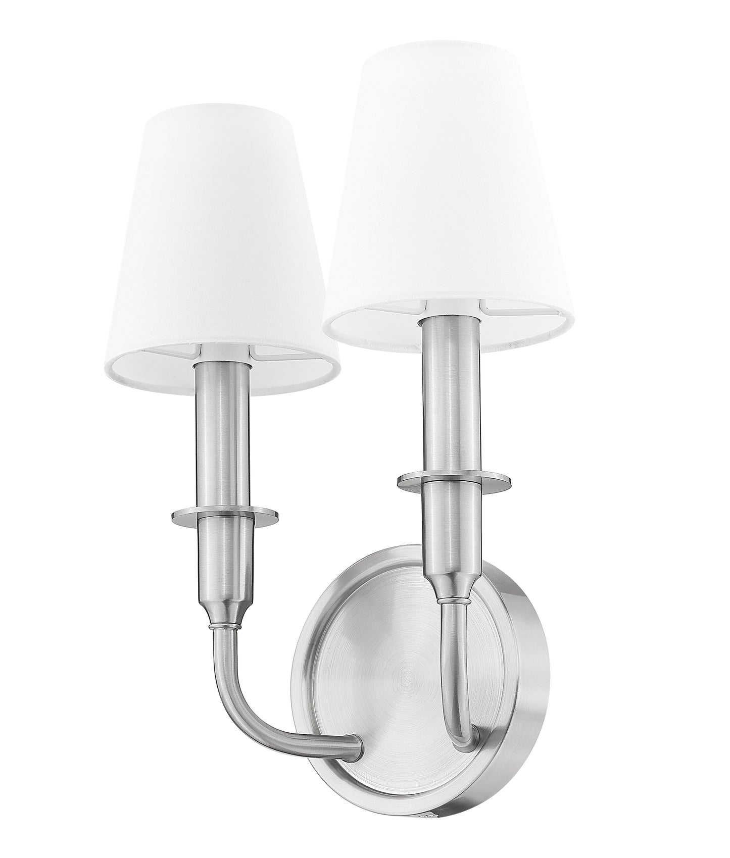 3049-2S-BN - Tova 2 Light Wall 13" Sconce - Brushed Nickel