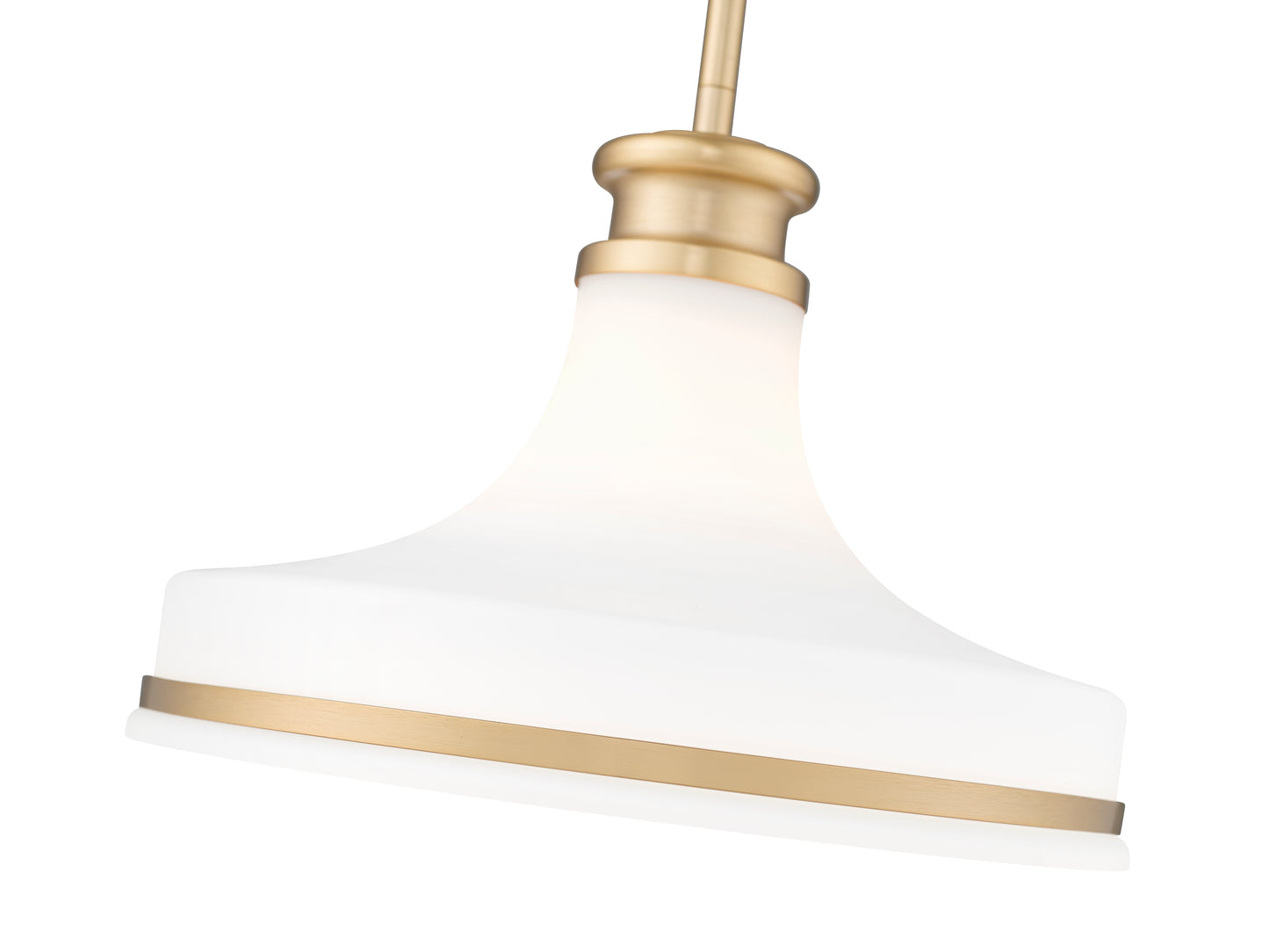 831P12-MGLD - Reznor 1 Light 12" Pendant - Modern Gold